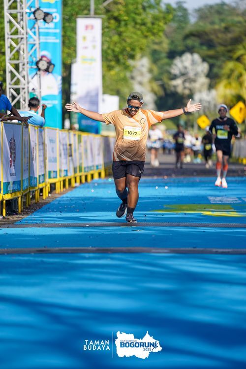 Race photo from Taman Budaya x BOGORUN 2025