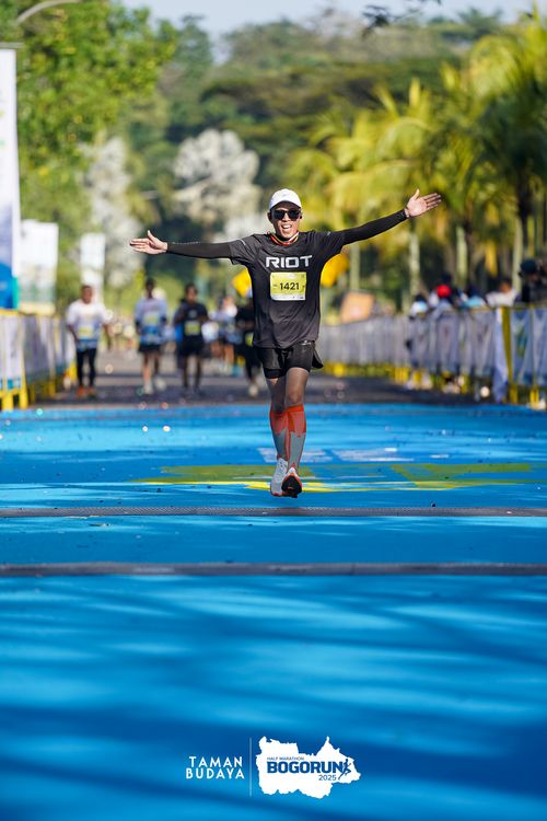 Race photo from Taman Budaya x BOGORUN 2025