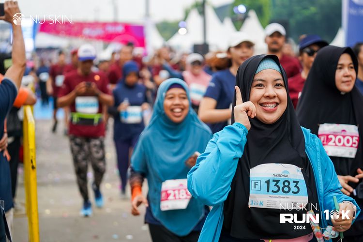 Race photo from Nu Skin Run 10K