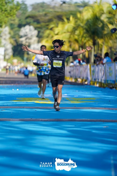 Race photo from Taman Budaya x BOGORUN 2025