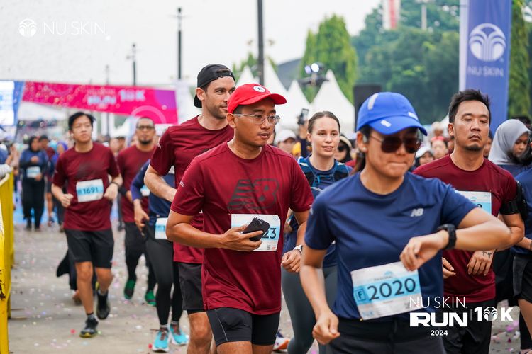 Race photo from Nu Skin Run 10K