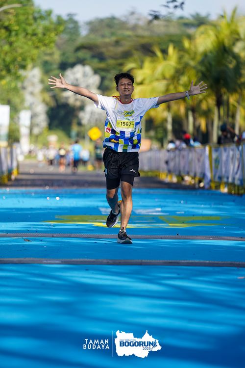 Race photo from Taman Budaya x BOGORUN 2025