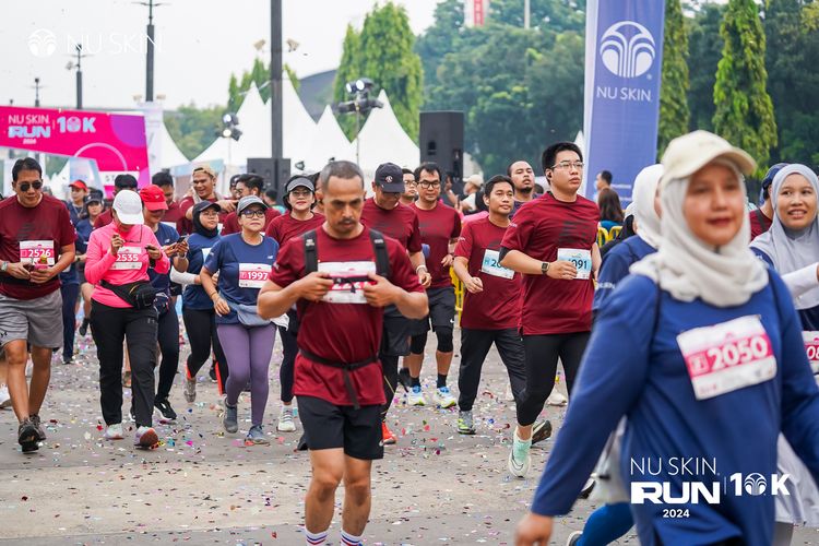 Race photo from Nu Skin Run 10K