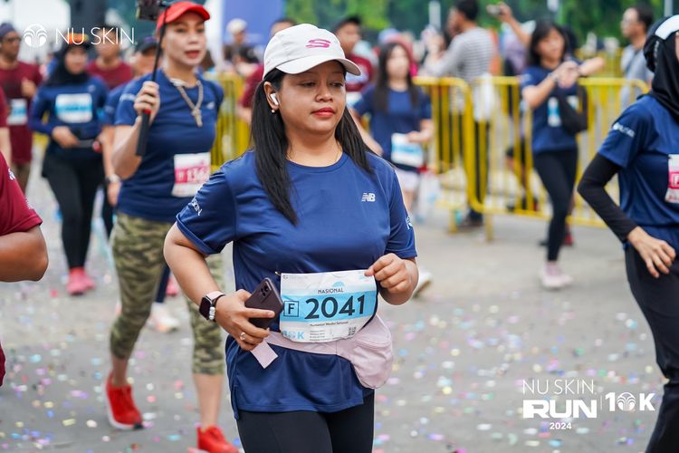 Race photo from Nu Skin Run 10K