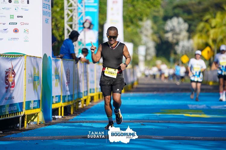 Race photo from Taman Budaya x BOGORUN 2025