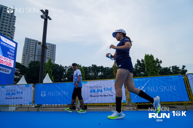 Race photo from Nu Skin Run 10K
