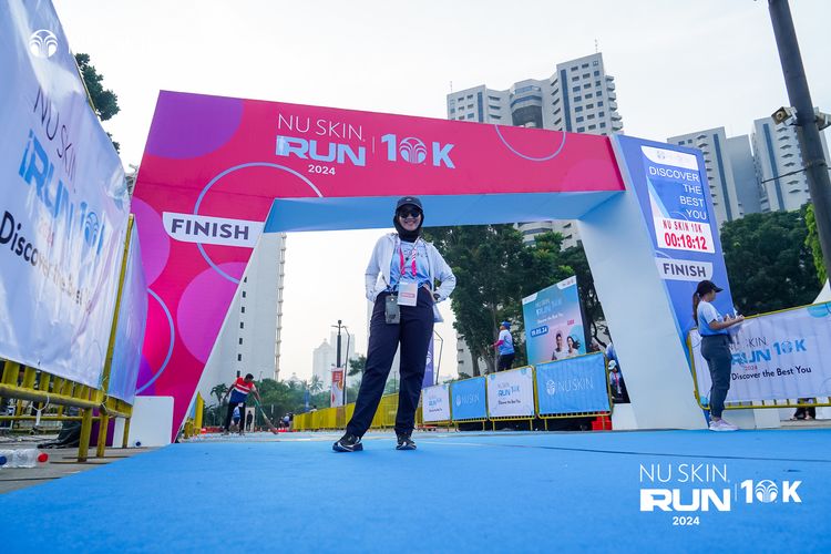 Race photo from Nu Skin Run 10K