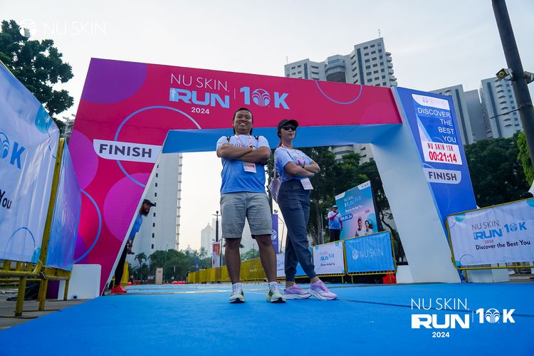 Race photo from Nu Skin Run 10K
