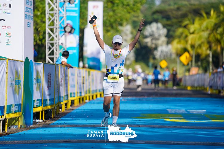 Race photo from Taman Budaya x BOGORUN 2025