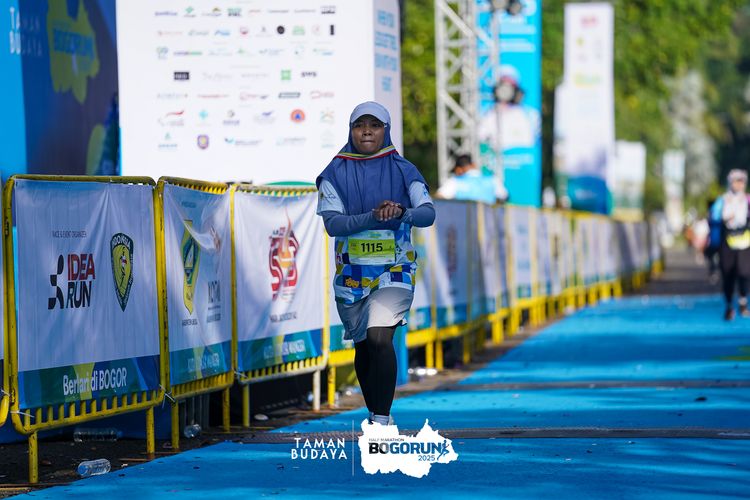 Race photo from Taman Budaya x BOGORUN 2025