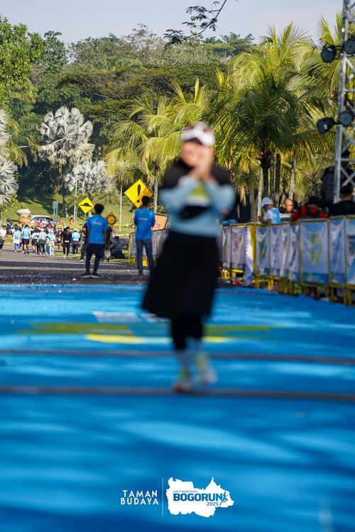 Race photo from Taman Budaya x BOGORUN 2025