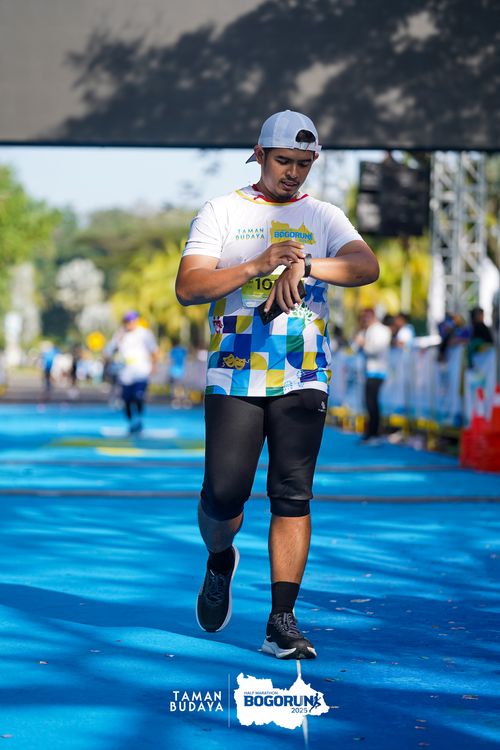 Race photo from Taman Budaya x BOGORUN 2025