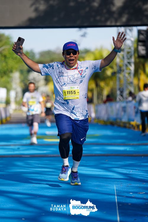 Race photo from Taman Budaya x BOGORUN 2025