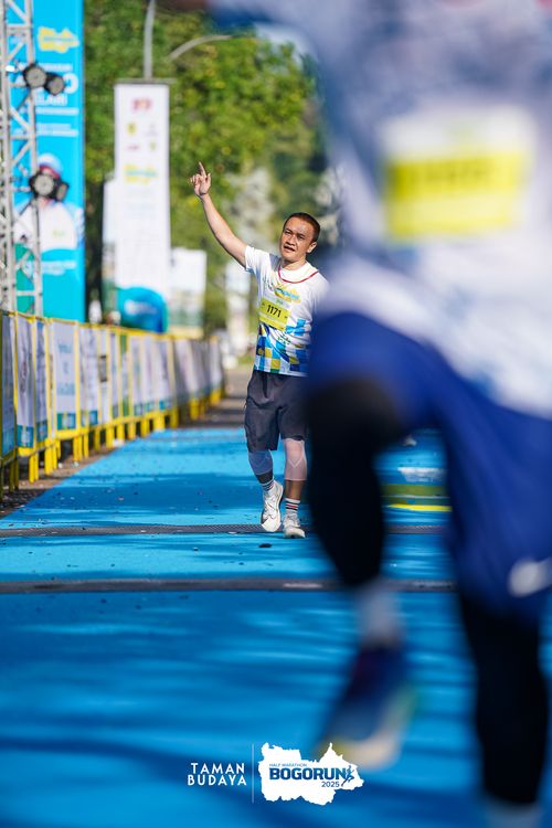 Race photo from Taman Budaya x BOGORUN 2025