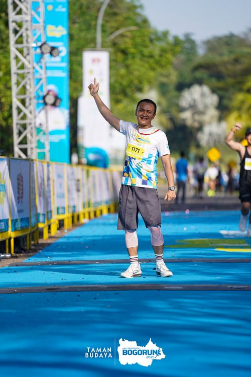 Race photo from Taman Budaya x BOGORUN 2025