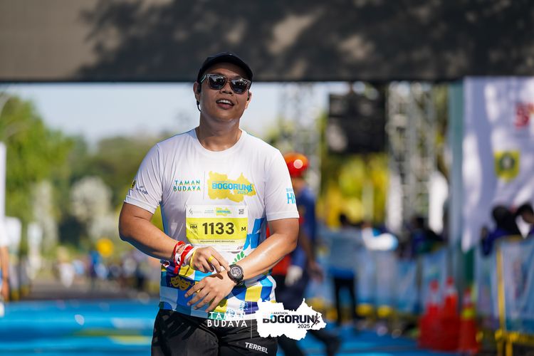 Race photo from Taman Budaya x BOGORUN 2025