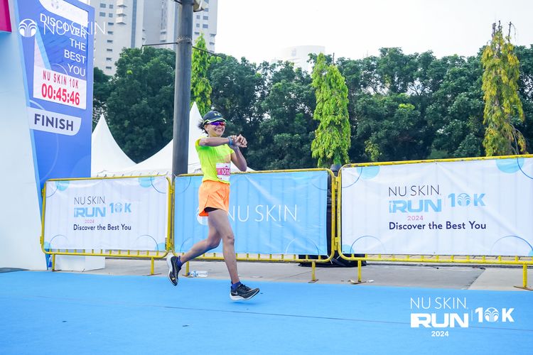 Race photo from Nu Skin Run 10K