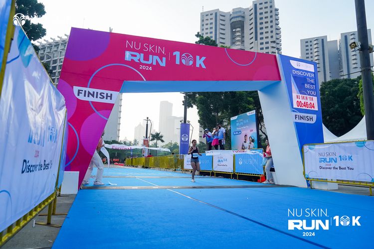 Race photo from Nu Skin Run 10K