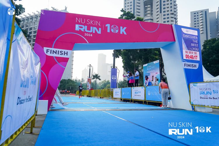 Race photo from Nu Skin Run 10K