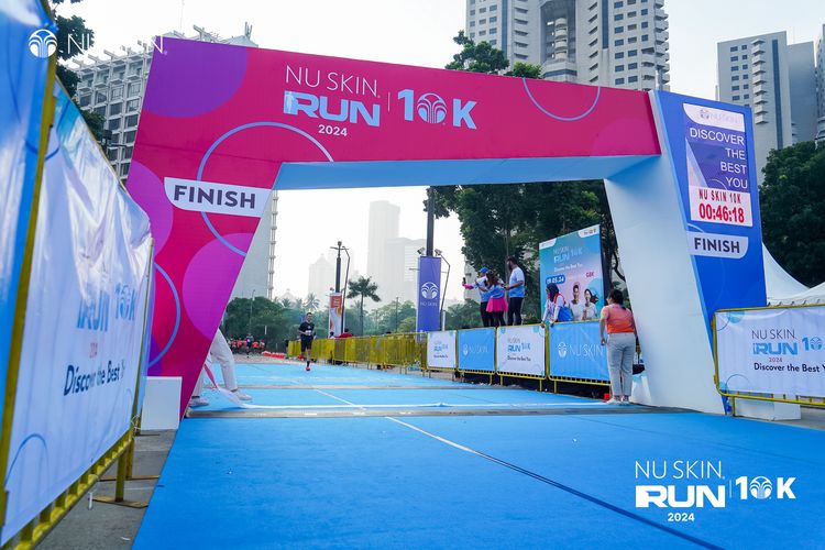 Race photo from Nu Skin Run 10K