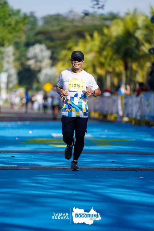 Race photo from Taman Budaya x BOGORUN 2025
