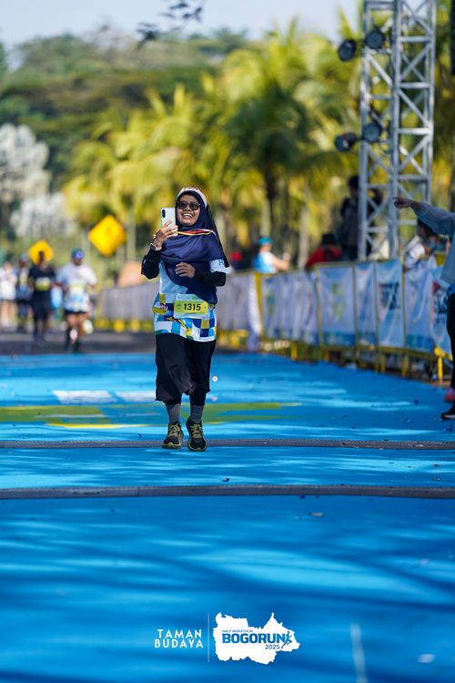 Race photo from Taman Budaya x BOGORUN 2025