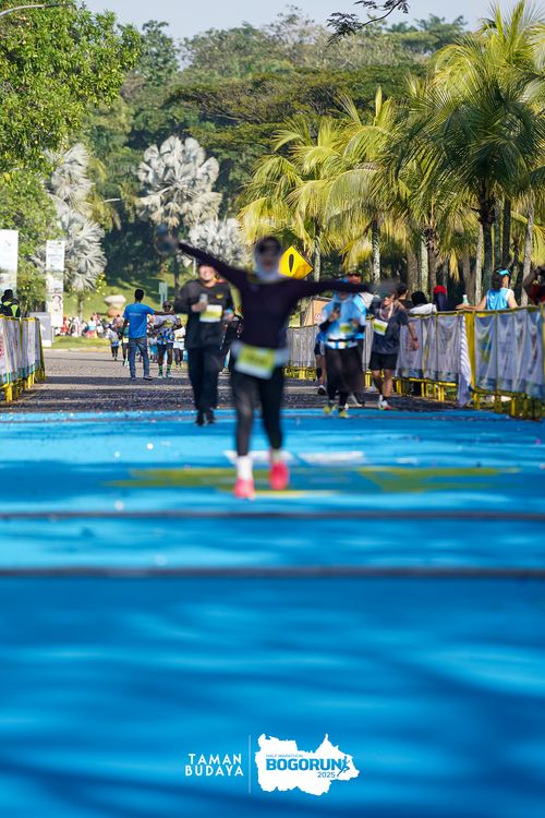 Race photo from Taman Budaya x BOGORUN 2025