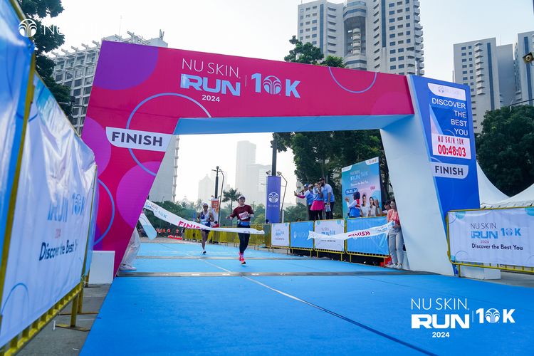 Race photo from Nu Skin Run 10K