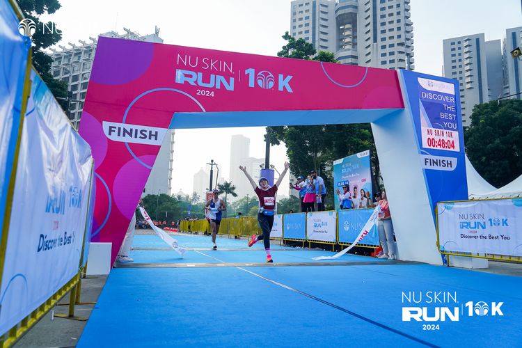 Race photo from Nu Skin Run 10K