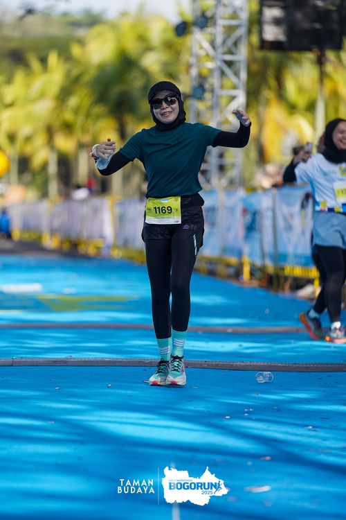 Race photo from Taman Budaya x BOGORUN 2025