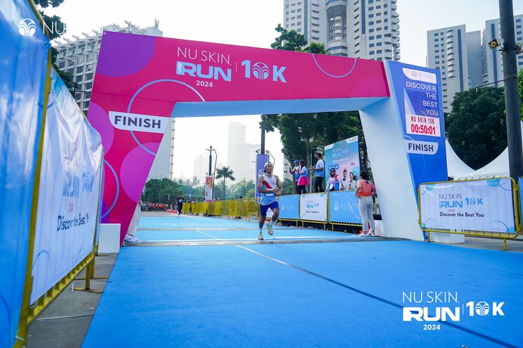 Race photo from Nu Skin Run 10K