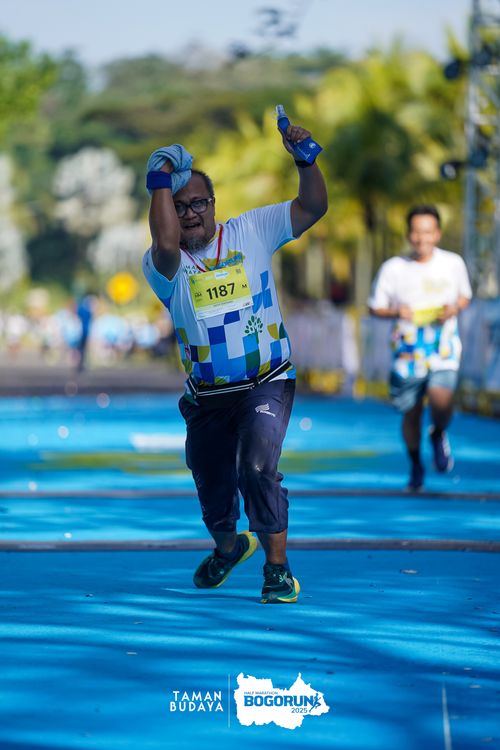 Race photo from Taman Budaya x BOGORUN 2025