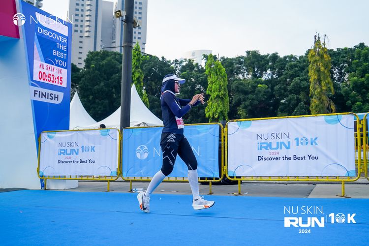 Race photo from Nu Skin Run 10K