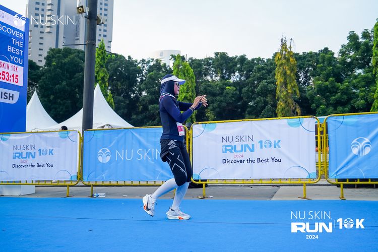 Race photo from Nu Skin Run 10K