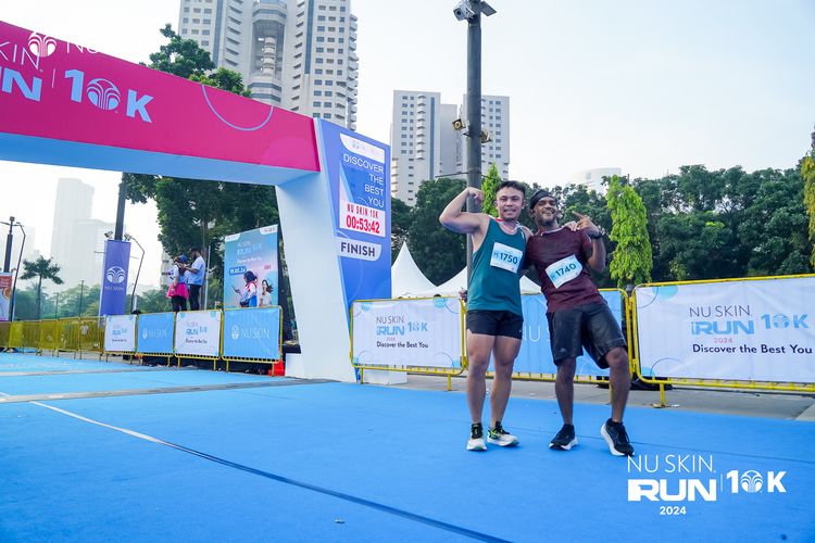 Race photo from Nu Skin Run 10K