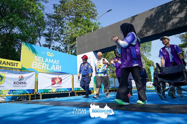 Race photo from Taman Budaya x BOGORUN 2025
