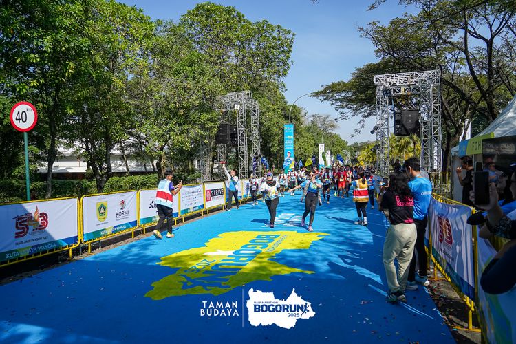 Race photo from Taman Budaya x BOGORUN 2025