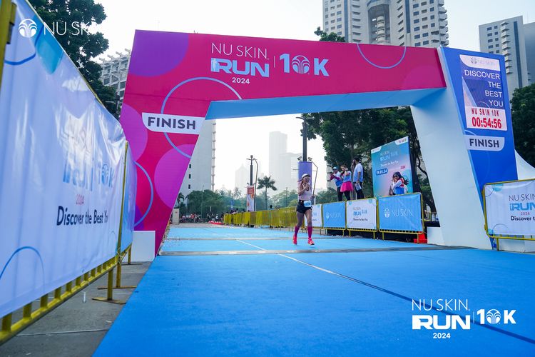 Race photo from Nu Skin Run 10K