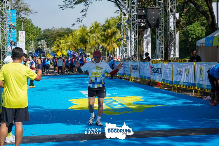 Race photo from Taman Budaya x BOGORUN 2025