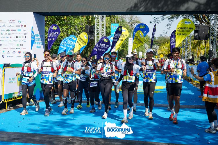 Race photo from Taman Budaya x BOGORUN 2025