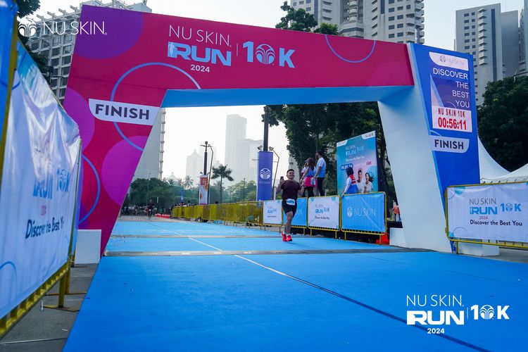 Race photo from Nu Skin Run 10K