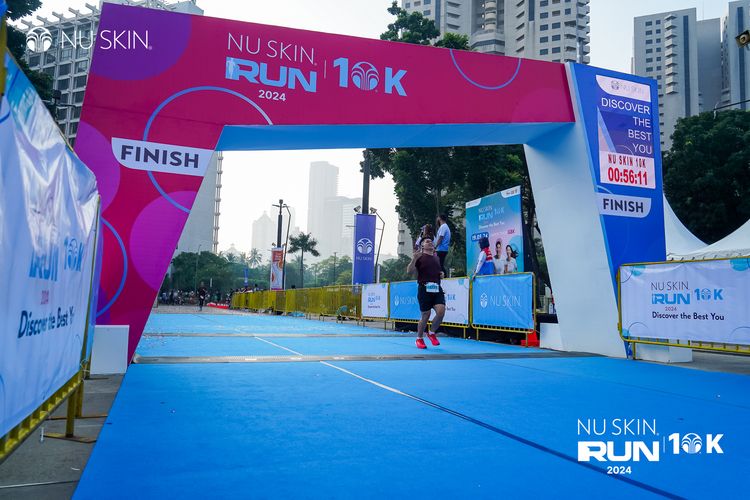 Race photo from Nu Skin Run 10K