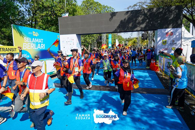 Race photo from Taman Budaya x BOGORUN 2025