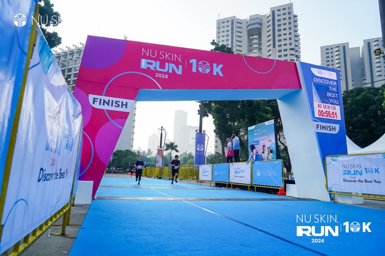 Race photo from Nu Skin Run 10K