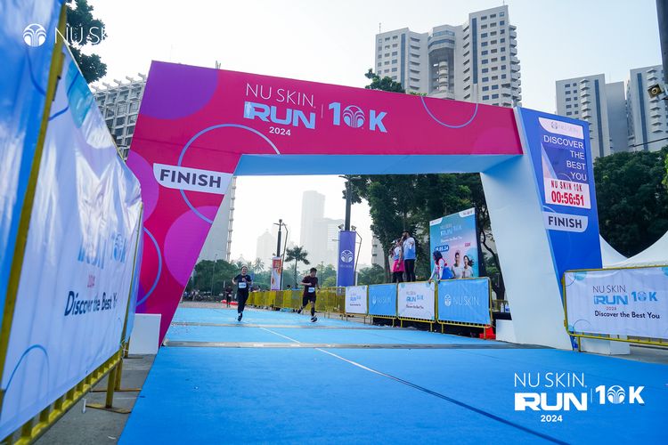 Race photo from Nu Skin Run 10K