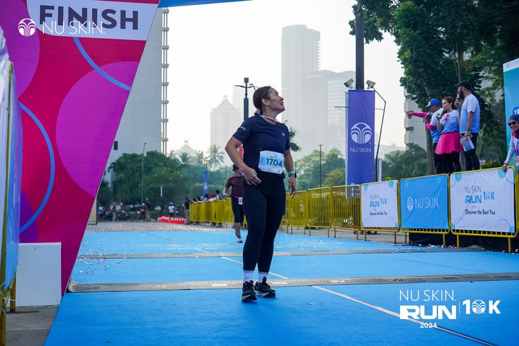 Race photo from Nu Skin Run 10K