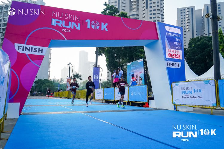 Race photo from Nu Skin Run 10K