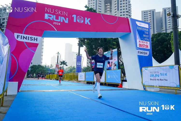 Race photo from Nu Skin Run 10K