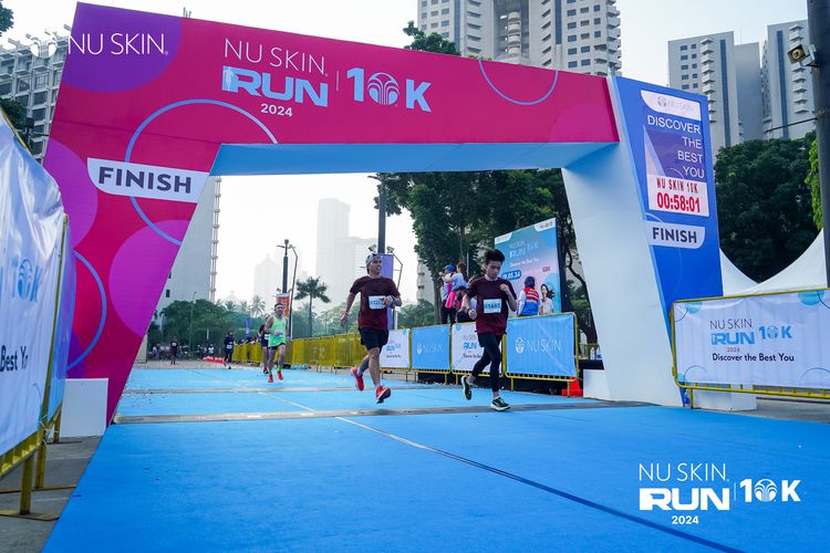 Race photo from Nu Skin Run 10K