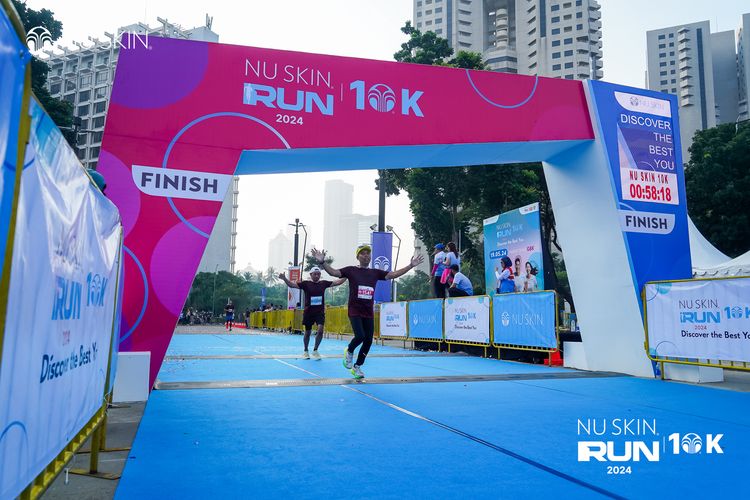 Race photo from Nu Skin Run 10K